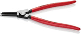 KNIPEX Tools - Circlip Pliers, External, Straight, 3 11/32"-5 1/2" Shaft Dia. (4611A4), 12.75 , Black
