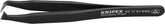 KNIPEX Tools 92 11 01 ESD Stainless Steel Cutting Tweezers-ESD, 4-1/2'', Black