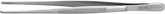 KNIPEX Tools Stainless Steel Gripping Tweezers-Blunt Tips, 8"