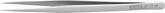 KNIPEX Tools 92 21 08 Stainless Steel Gripping Tweezers-Needle Point Tips, 5-1/2"