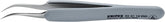 KNIPEX Tools 92 31 10 ESD Premium Stainless Steel Precision Tweezers-45°Angled-Needle-Point Tips-ESD, 4-3/4"