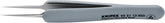 KNIPEX Tools 92 21 13 ESD Premium Stainless Steel Precision Tweezers-Needle-Point Tips-ESD Rubber Handles, 3-3/4"