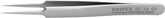 KNIPEX Tools 92 21 03 Premium Stainless Steel Gripping Tweezers-Needle-Point Tips, 4-1/2"