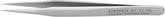 KNIPEX Tools 92 21 06 Premium Stainless Steel Gripping Tweezers Needle-Point Tips, 3-1/4"