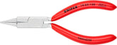 KNIPEX Tools - Round Nose Pliers, Chrome, Jeweler's Pliers (1903130), 5.2