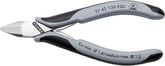 KNIPEX Tools 77 42 130 ESD Electronics Diagonal Cutters, ESD Handles, 5-1/4"
