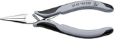 KNIPEX Tools 35 62 145 ESD Electronics Pliers-Half Round Tips, ESD Handles, 5-3/4"