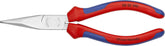 Knipex 3025190 Long Nose Pliers with Half Round Tips and Comfort Grip, 7.5 Inch