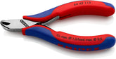 KNIPEX Tools - Electronics End Cutting Nippers, Multi-Component (6442115), Short Head 115mm