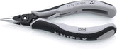 Knipex Tools 34 52 130 ESD Electronics Pliers, Half Round Cross Hatch Jaws, 5.25"