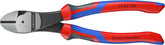 KNIPEX 74 22 200 Comfort Grip High Leverage Angled Diagonal Cutter, 8-Inch, Angled, Comfort Grip