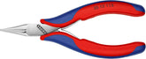 KNIPEX - 35 12 115 Tools - Electronics Pliers With Flat Tips, Multi-Component (3512115), 4.5