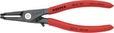 KNIPEX Tools 48 41 J21 Precision Circlip Snap-Ring Pliers with Limiter, Internal 90-Degree Angle