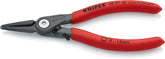 KNIPEX Tools 48 31 J0 Precision Circlip Snap-Ring Pliers with Limiter, Internal Straight