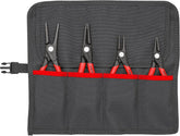 KNIPEX Tools 00 19 57 4-Piece Precision Circlip Pliers Set In Tool Roll
