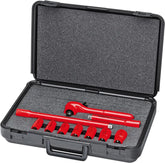 KNIPEX 98 99 11 S4 10 Piece 1,000V Insulated Socket Set 3/8 Metric Drive