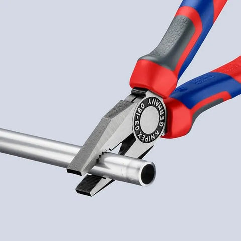 KNIPEX 03 02 180 Comfort Grip Combination Pliers, 7.25-Inch