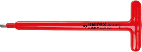 KNIPEX 98 15 05 1,000V Insulated T Handle Hex Driver