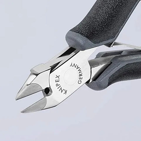 KNIPEX Tools 77 32 120 H ESD Electronics Diagonal Cutters, Carbide Cutting Edges, 4.75-Inch