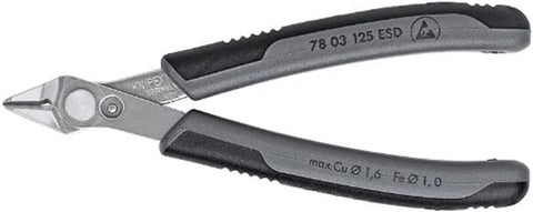 KNIPEX Tools 78 03 125 ESD Electronic Super-Knips, 5-Inch