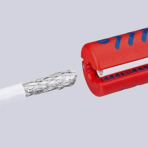 KNIPEX 16 60 100 SB Coax Wire Stripper-Folding Back