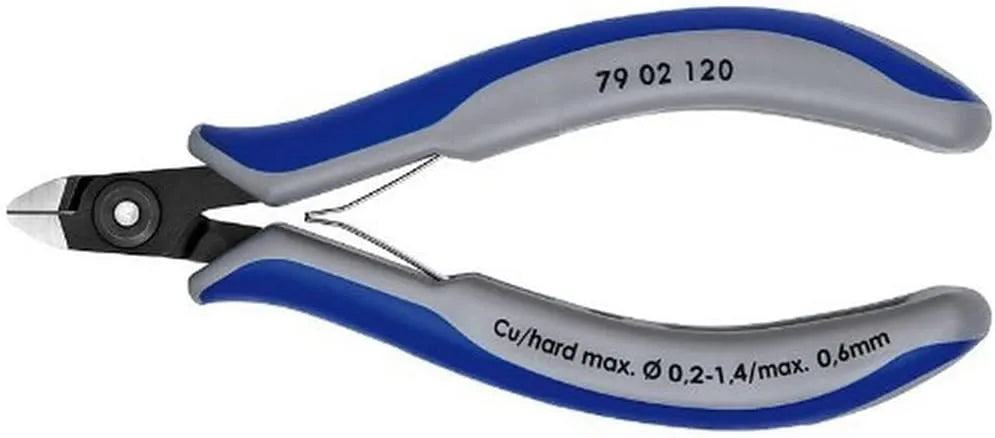 KNIPEX Tools 79 02 120 Precision Electronics Diagonal Cutters, 4.75-Inch