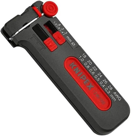 KNIPEX 12 80 100 SB Awg 18-28 Mini Wire Stripping Tool