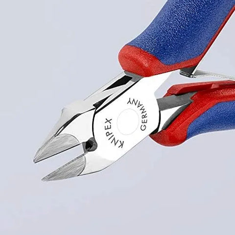 KNIPEX Tools 77 32 120 H Electronics Diagonal Cutters, Carbide Cutting Edges, 4.75-Inch