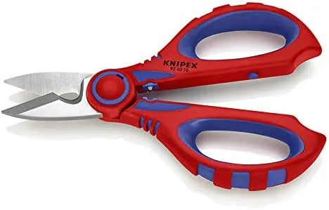 KNIPEX Tools 95 05 10 SBA Electricians' Shears with Crimp Area for Ferrules, 6.25-Inch | bike-repair-tools