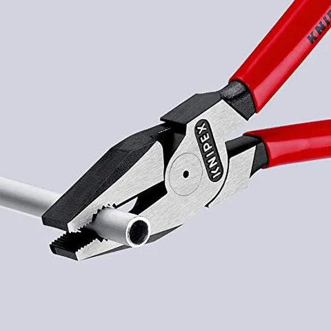 KNIPEX Tools - High Leverage Combination Pliers (201180), 7.25