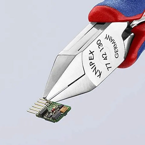 KNIPEX Tools 5-1/4" Electronics Diagonal Cutter, Ergonomic Grip (7742130)