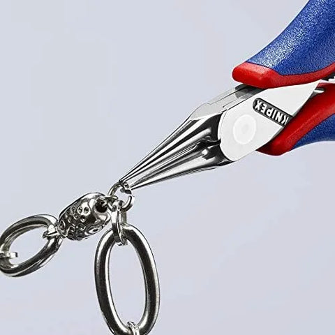 KNIPEX Electronics Pliers-Round Tips, Black