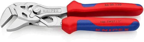 KNIPEX Tools 86 05 150 6-Inch Pliers Wrench Comfort Grip