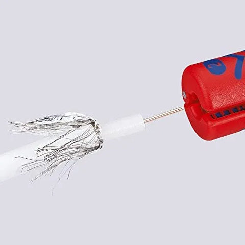 KNIPEX 16 60 100 SB Coax Wire Stripper-Folding Back