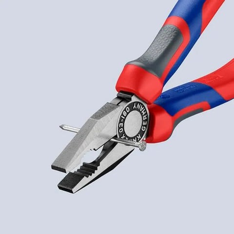 KNIPEX 03 02 180 Comfort Grip Combination Pliers, 7.25-Inch
