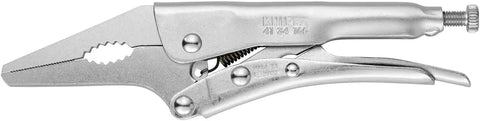 KNIPEX - 41 34 165 Knipex Tools LP - 4134165 6-1/4" Grip Pliers w/Long, Narrow Jaw, Nickel Plated