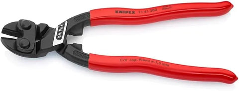 KNIPEX 71 41 200 Angeled High Leverage Cobolt Cutters with Notch