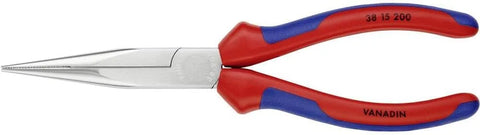 KNIPEX - 38 15 200 Tools - Long Nose Pliers Without Cutter, Multi-Component (3815200)