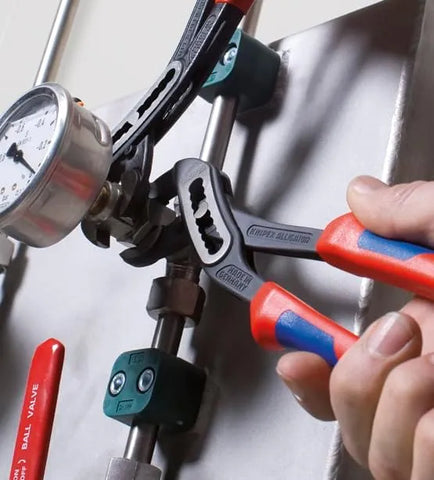 KNIPEX - 88 02 180 Tools - Alligator Water Pump Pliers, Multi-Component (8802180)