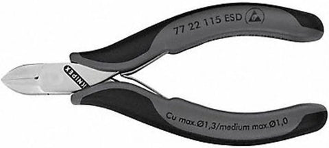 KNIPEX Tools 77 22 115 Electronics Diagonal Cutter, 4.5-Inch