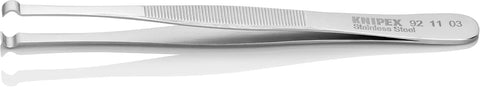 KNIPEX Tools 92 11 03 Stainless Steel Positioning Tweezers, 4-3/4"