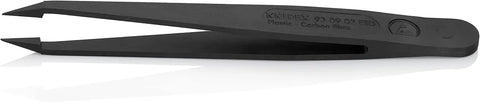 KNIPEX Tools 92 09 02 ESD Plastic Gripping Tweezers-Needle-Point Tips-ESD, 4-1/2"