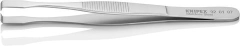 KNIPEX Tools 92 01 07 Stainless Steel Positioning Tweezers-90° Angled, 5-3/4"