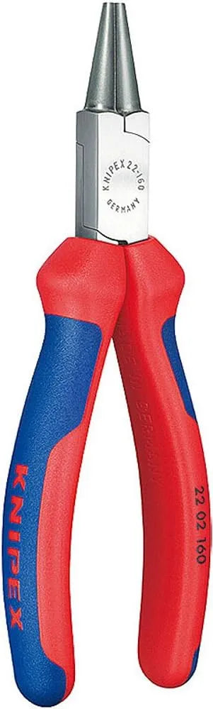 KNIPEX 22 02 160 Round Nose Pliers, Comfort Grip Handles 6.25-Inch