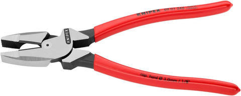 KNIPEX Tools 09 01 240 SBA High Leverage Lineman's Pliers, 9.5-Inch
