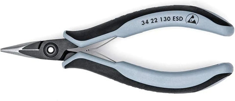 KNIPEX Tools 34 22 130 ESD Precision Electronics Gripping Pliers, 5.25-Inch