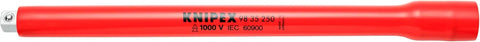 KNIPEX 98 99 11 S4 10 Piece 1,000V Insulated Socket Set 3/8 Metric Drive