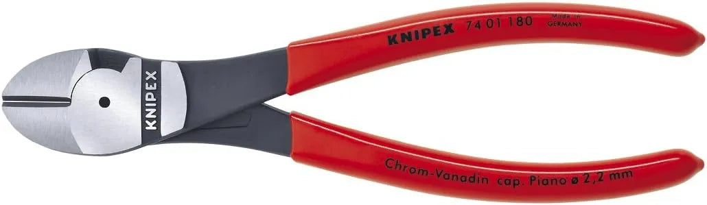 KNIPEX - 74 01 180 Tools - High Leverage Diagonal Cutters (7401180), 7-1/4 inches