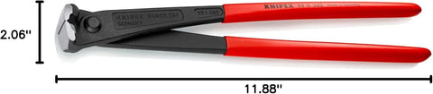 KNIPEX - 99 11 300 Tools - High Leverage Concreters' Nippers, Plastic Coated (9911300)