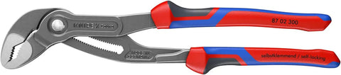 KNIPEX 87 02 300 Cobra Water Pump Pliers, Comfort Grip Handles 12-Inch